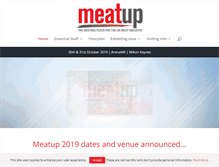 Tablet Screenshot of meatup.co.uk